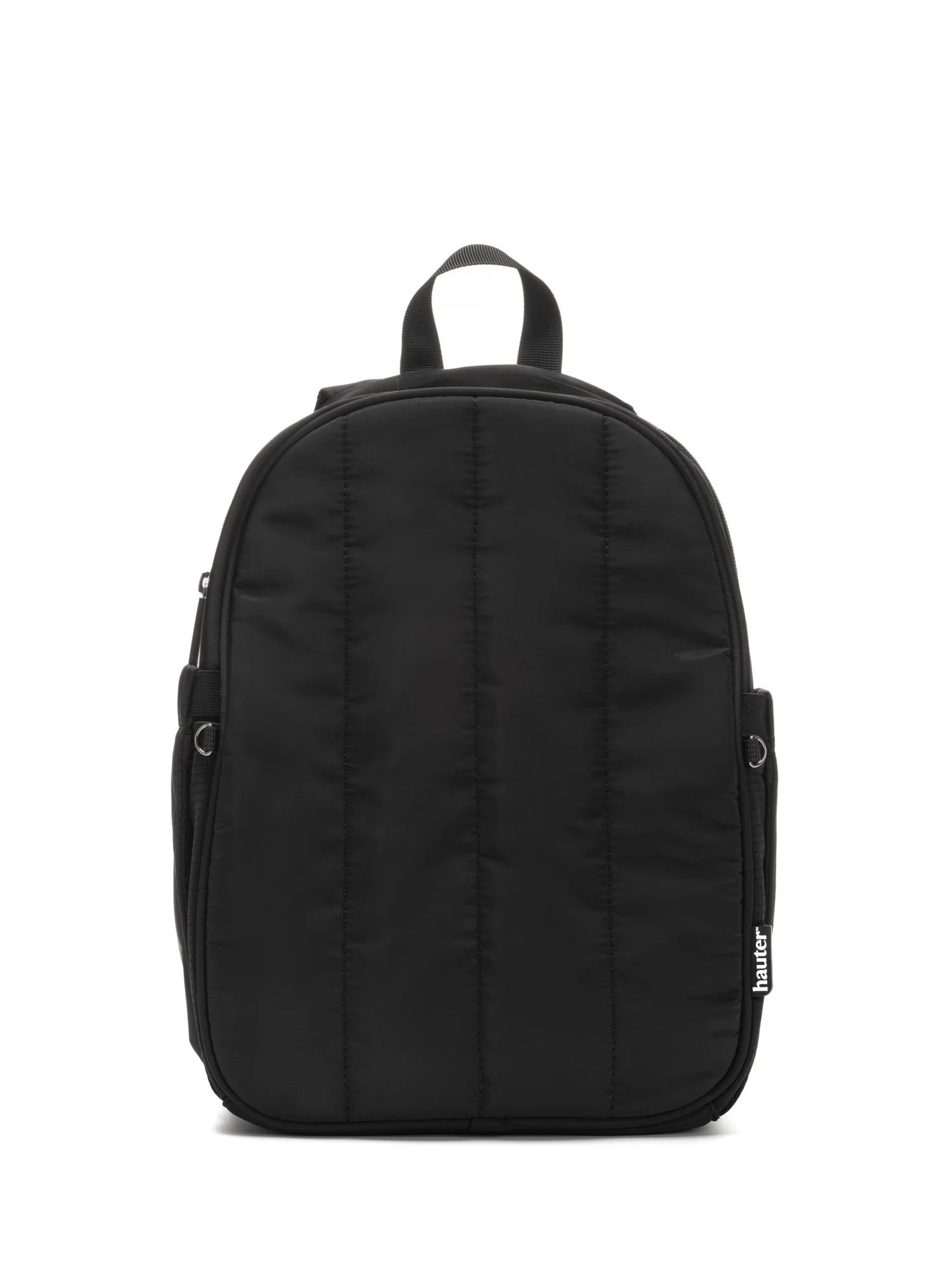Black Hauter Water Bag V2 hydration backpack, shown from the front.