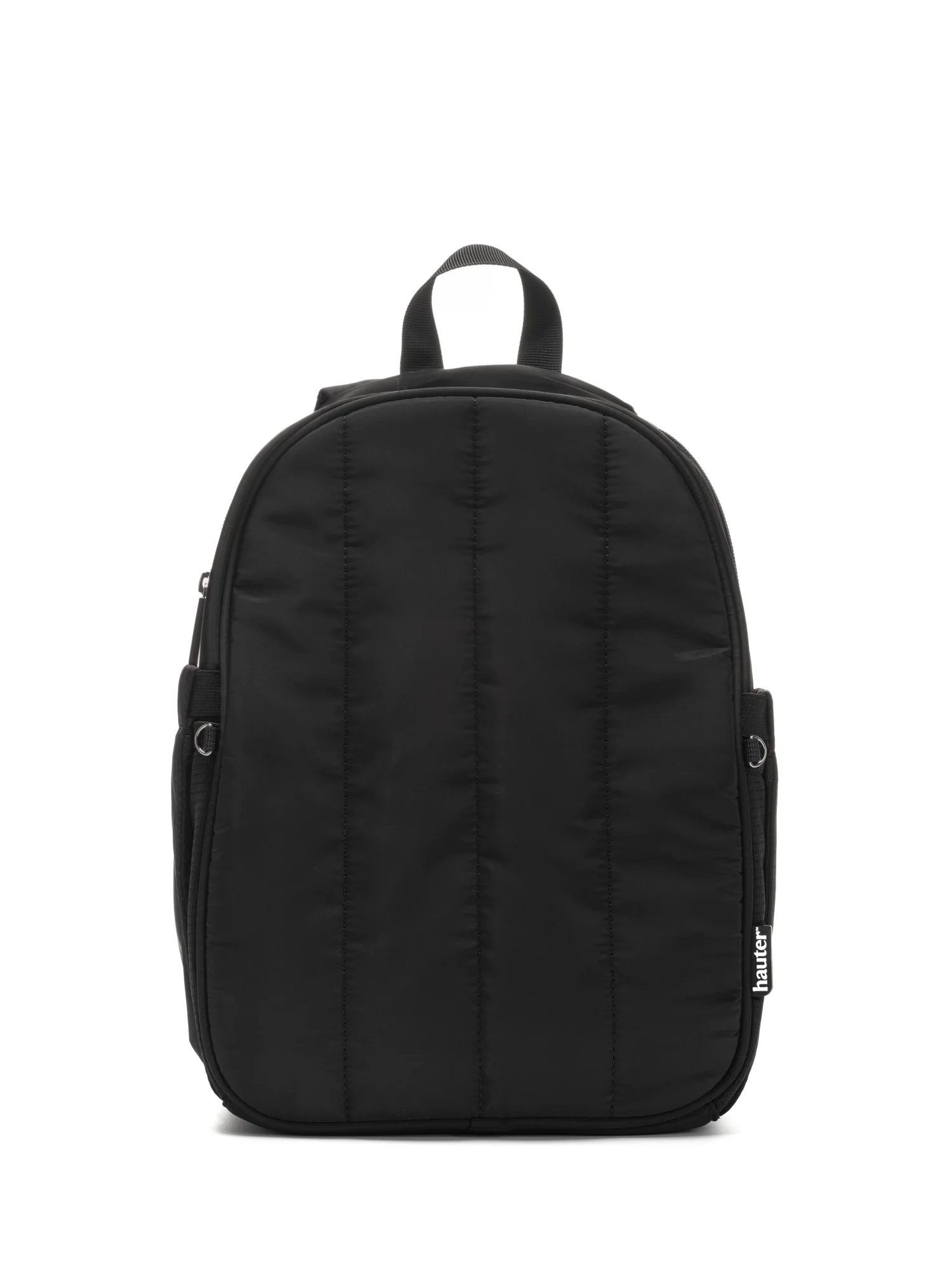 Black Hauter Water Bag V2 hydration backpack, shown from the front.